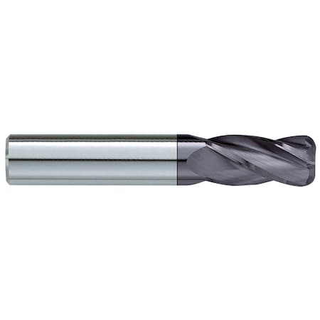 Garr Tool Corner Radius End Mill, Center Cutting Stub Length, Series: 170RA, 1/4 in Diameter Cutter 30750