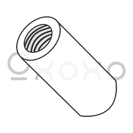 Oxoxo 4-40X3/8 Three Sixteenths Round Standoff Nylon, 1000PK 254043