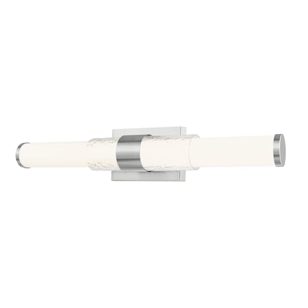 Z-Lite Egon 1-Light Vanity, 25 in W, Brushed Nickel 1015-25W-BN-LED