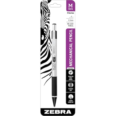 Zebra Pen Mechanical Pencil, 0.5mm, Black 54011