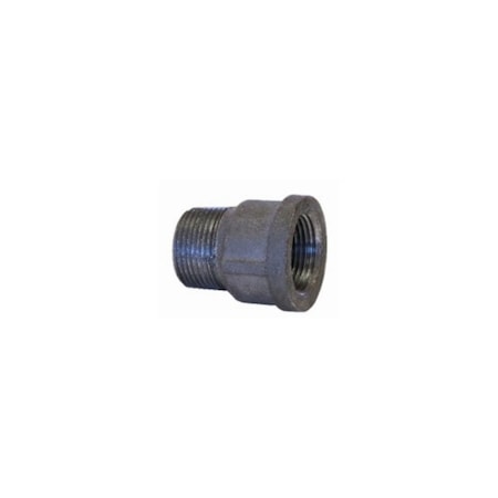 Asc Engineered Solutions 3 x 2 In. Reducing Pipe Coupling, Black 8700166906