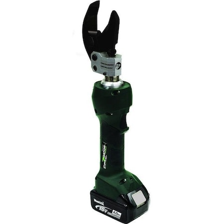 Greenlee Cordless Cable Cutter, 18 V DC, Li-Ion Battery, Gator Series ES32FLX11