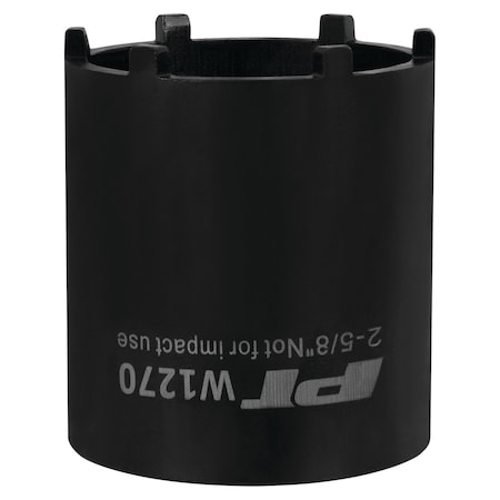 Performance Tool Ford GM 4WD Lock Nut Socket, 1/2 in. Drive, Chrome Moly W1270