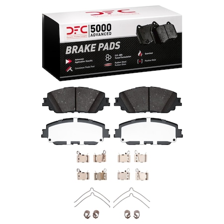 Dfc 5000 Advanced Disc Brake Pad Set,  1551-2076-01