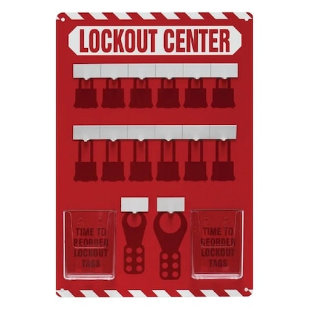 Accuform Lockout Board, Unfilled, 20" H KST812