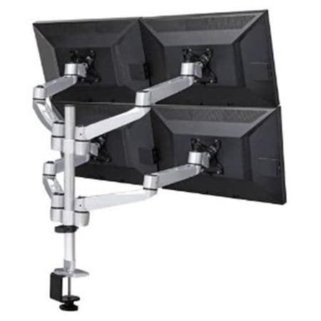 Cotytech Four Monitor Desk Mount Quick Release Swing Arm DM-C4SA5-NS-C