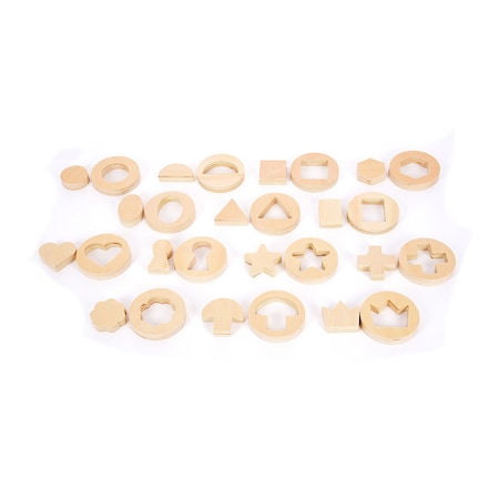 Tickit Inside Outside Wooden Shapes 73520