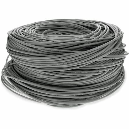 Add-On 1000FT NON-TERMINATED GRAY CAT6 UTP OUTDOOR RATED COPPER PATCH CABLE ADD-CAT6BULK1K-GY