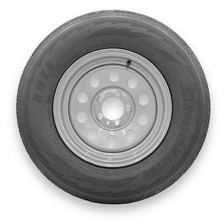 Rubbermaster - Steel Master ST215/75R14 6 Ply 5 On 4.5 Bolt, Silver Wheel Assemblies 599535SIL