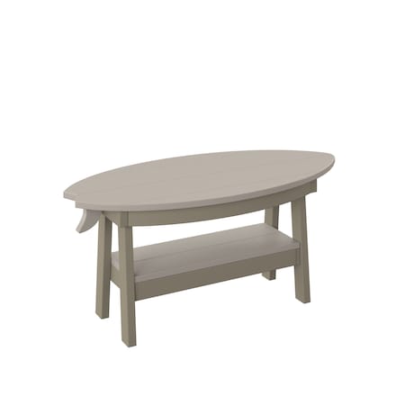 Polybird SURFBOARD COFFEE TABLE.      SAND AND WEATHERWOOD POLYBIRD P86