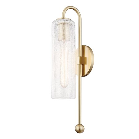 Mitzi Skye 1 Light Wall Sconce 4.75 In. Aged Brass H222101-AGB