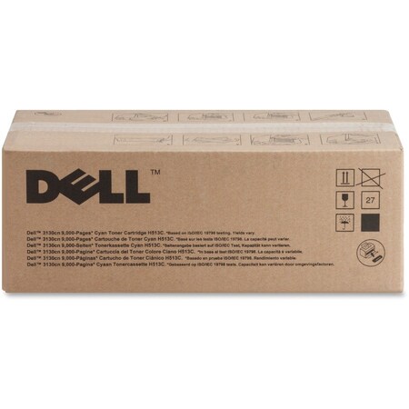 Dell Dell H513C Original Toner Cartridge - Laser - 9000 Pages - Cyan - 1 Each H513C