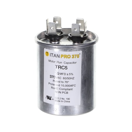 Diversitech 5 MFD 370V ROUND TRC5