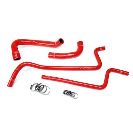 Hps Performance High Temp Reinforced Silicone Radiator and Heater Coolant Hose Kit, Red,  57-1689-RED