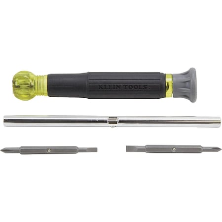 Klein Tools 4-in-1 Electronics Precision Screwdriver with Rotating Cap 32581