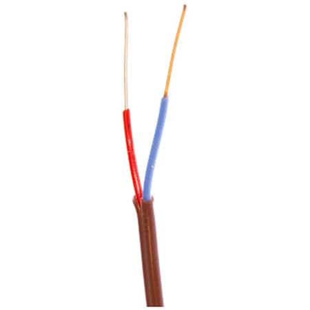 Dayton ThermocoupleWire, T, 24AWG, Bwn, 100ft, 100PK 798GF0