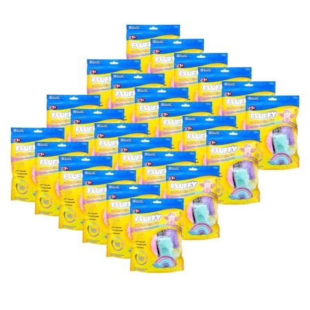 Bazic Products Air Dry Modeling Clay, 6 x 0.5 oz. Pastel Colors, 144PK 3356