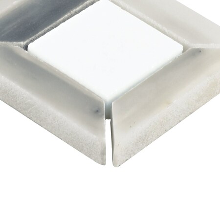 Daltile Gamma 2'' Natural Stone Basketweave Wall and Floor Mosaic Tile, 10PK DA702BSKTWVMSPL