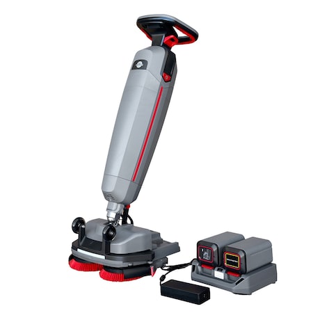 Tomahawk Power Tomahawk 16 in Cordless Floor Scrubber Power Mop 13,000 ft squared per hour 24V 350 RPM Scrub Dry TMOP40e-PRO