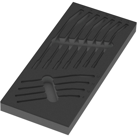 Wera 9833 Foam insert 6001 Joker Switch set 1, empty, 172 x 30 x 392 mm 5137333001