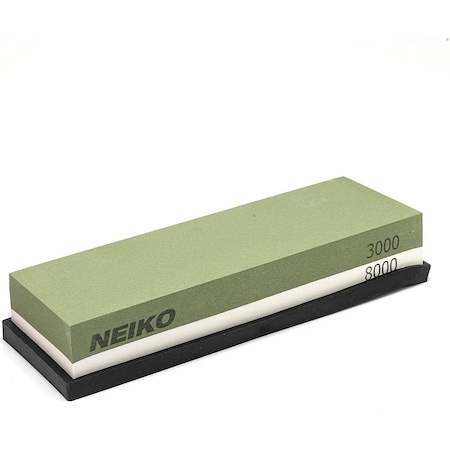 Neiko Whetstone, Knife Sharpening Stone, 3000 & 8000 Grit, Coarse, 2 Side Sharpener Stone 54003A