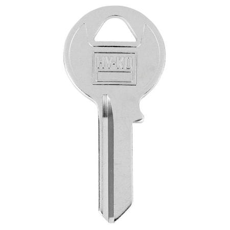 Hy-Ko Key Blank, Brass, Nickel-Plated, For: Viro VR4 Locks 11010VR4