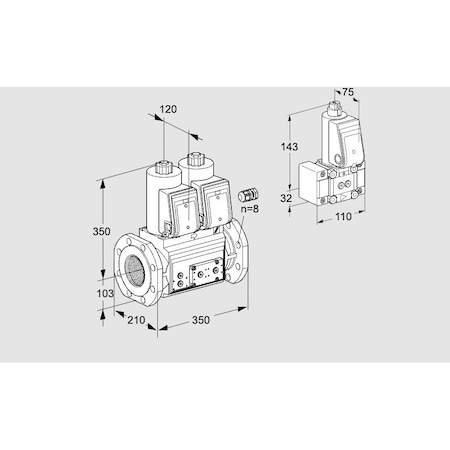 Honeywell Kromschroder VCS8100F05NNWR3E/PPPP/PPB- KS88207358