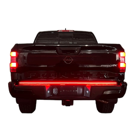 Putco Light Bar, 60 Inch Flexible Light Bar; Red Brake/ Red Running/ Red Hazard/ Amber Turn Signals And 9201960-38