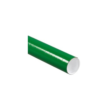 Bubblefast 3 x 36'' Green Tubes with Caps, 24PK BFP3036G