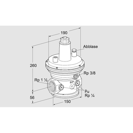 Honeywell Kromschroder GOV, GAS, VGBF 40R40 3Z NOTE THIS IS GENER KS86047111