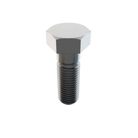 Zoro Select 18-8, 1-3/8"-6 Hex Head Cap Screw, Plain Stainless Steel, 4 in L 1-H-137C-400