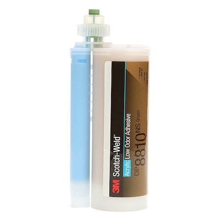 3M Scotch-Weld Low Odor Acrylic Adh, Green, 490 mL 7100075409