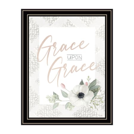 Homeroots Grace Upon Grace Black Framed Print Wall Art 529837