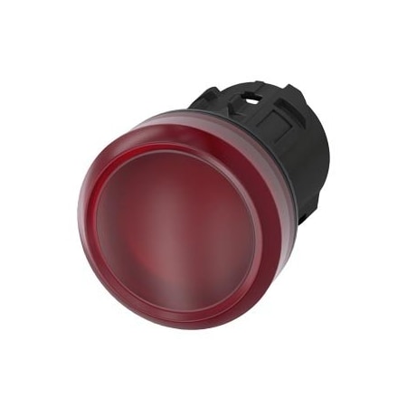 Siemens Indicator light, 22 mm, round, plastic, red, lens, smooth 3SU1001-6AA20-0AA0-ZY13