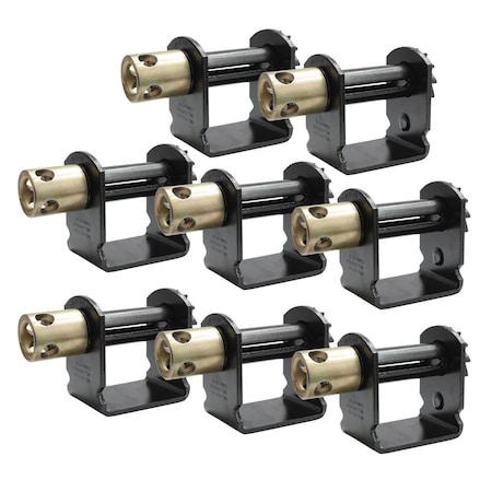 Mytee Products Slider Ratcheting Winch for C Track Flatbed Truck Trailer, 8PK WinchSC-RWx8