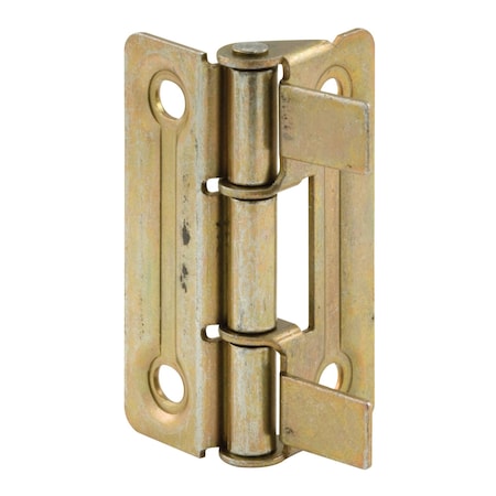 Prime-Line Prime-Line 2-1/8 in. L Brass-Plated Door Hinge 2 pk N 6936