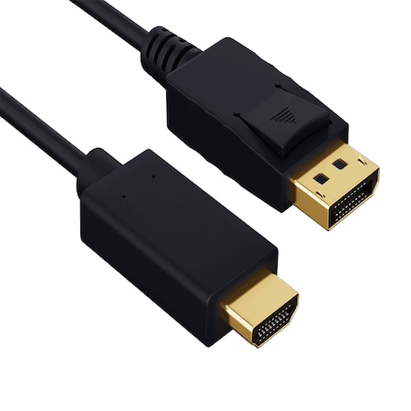 Sanoxy 3ft Gold Plated Premium DisplayPort 1.2 to 4K HDMI Male to Male Cable SNX-CBL-LDR-DP103-1103