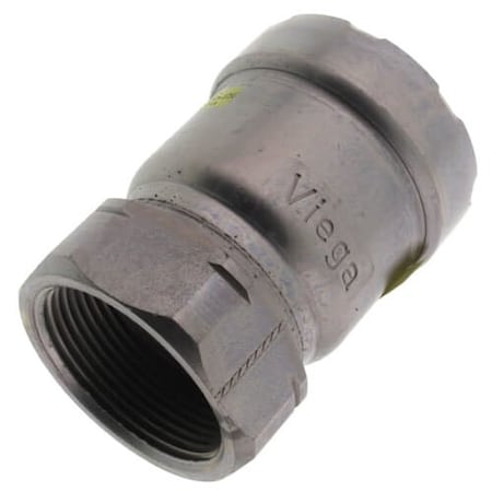 Viega MegaPressG adapter P 2 FPT 2 carbon steel zinc-nickel coating 25156