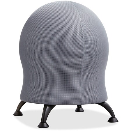 Safco Ball Chair Ball Chair, No Arms, 23" Height, Fabric, Gray 4750GR