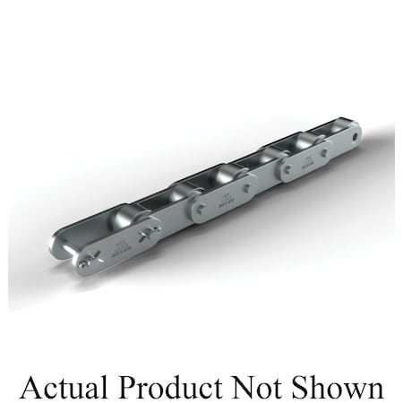 Hkk Chain HKK Double Pitch Car Lg Riv Conv, 10 ft OAL, 1.25P, .75 Dia x 3/8 W, .08 THK Plate, 304SS SC052R1A