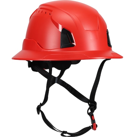Pip HardHat, Climbing;FullBrim, Traverse, Red 280-HP1491RV-FB-15