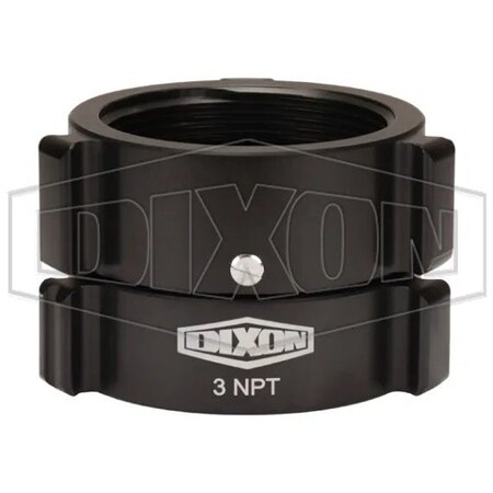 Dixon Style N53 Rocker Lug Adapter, 3 in, FNPT Rigid x FNPSH Swivel N53-30S30T