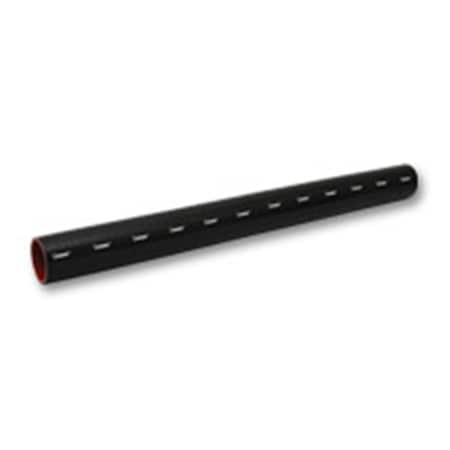 Vibrant 2 in. Inlet x 36 in. long 4 Ply Reinforced Silicone Straight Hose Coupling - Black 2707