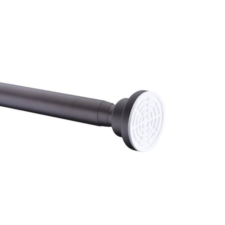Anzzi 35-55 Inches Shower Curtain Rod with Shower Hooks in Oil Rubbed Bronze AC-AZSR55ORB