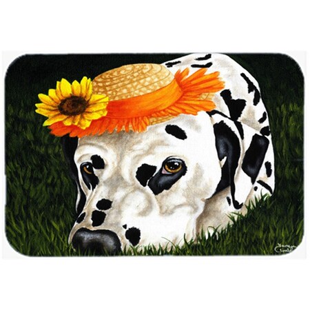 Carolines Treasures My Sun Spot Dalmatian Glass Large Cutting Board AMB1340LCB