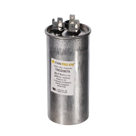 Diversitech 35+7.5 MFD 370V ROUND TRCD3575