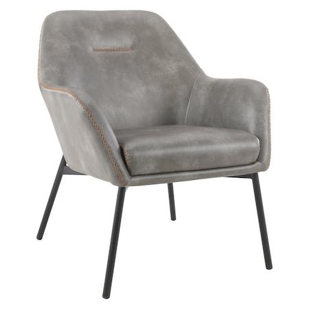 Osp Home Furnishings Brooks Accent Chair , Grey BRK-R44