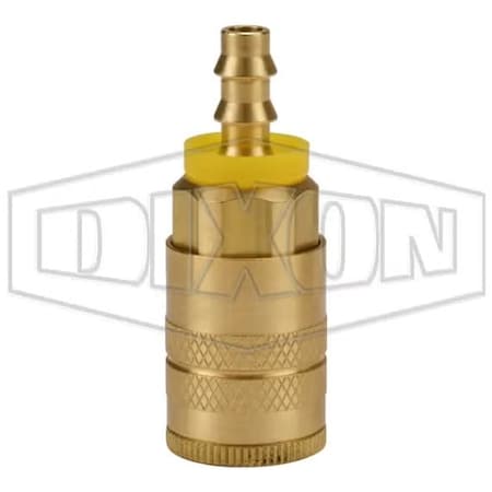 Dixon Air Chief Industrial Automotive Quick Connect Coupler, 1/4 in Nominal, Quick Connect Coupler x Hose DC2042L