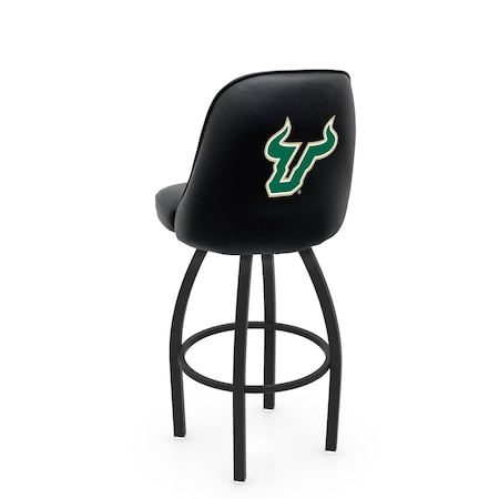 Holland Bar Stool Co Logo Grizzly South Florida 36 in. Swivel Bar Stool with Black Wrinkle Finish L048