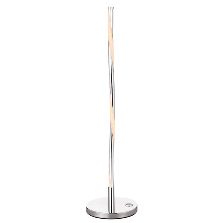 Jonathan Y Nile 23.5" LED Integrated Table Lamp, Chrome JYL7000A